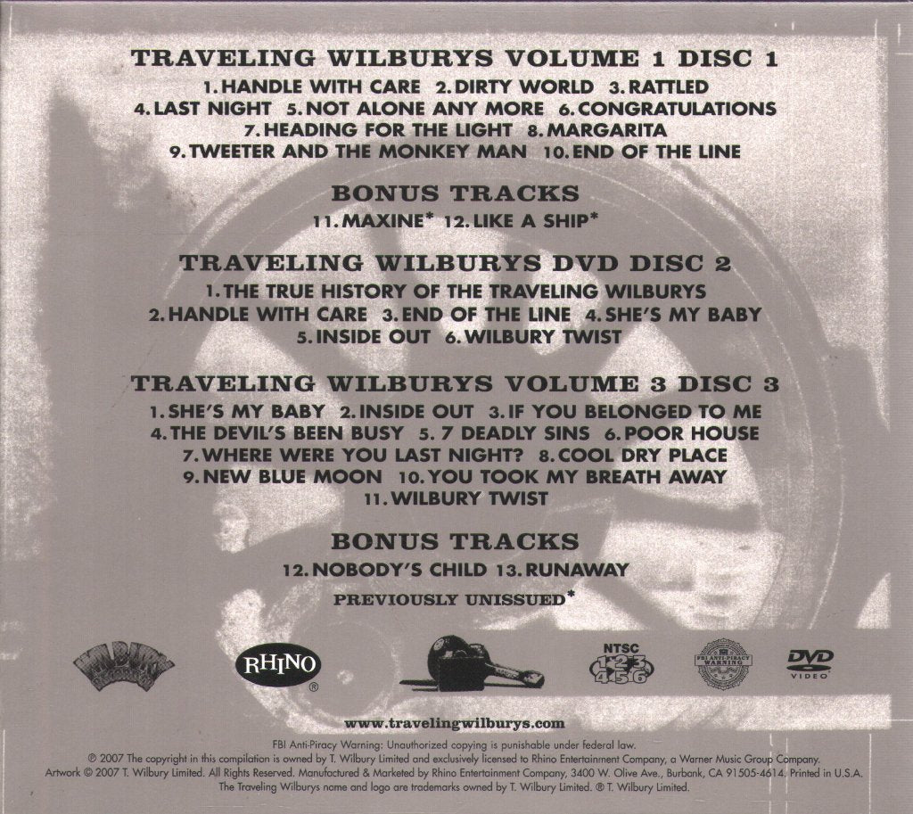 Traveling Wilburys - Traveling Wilburys Collection - Cd Box Set