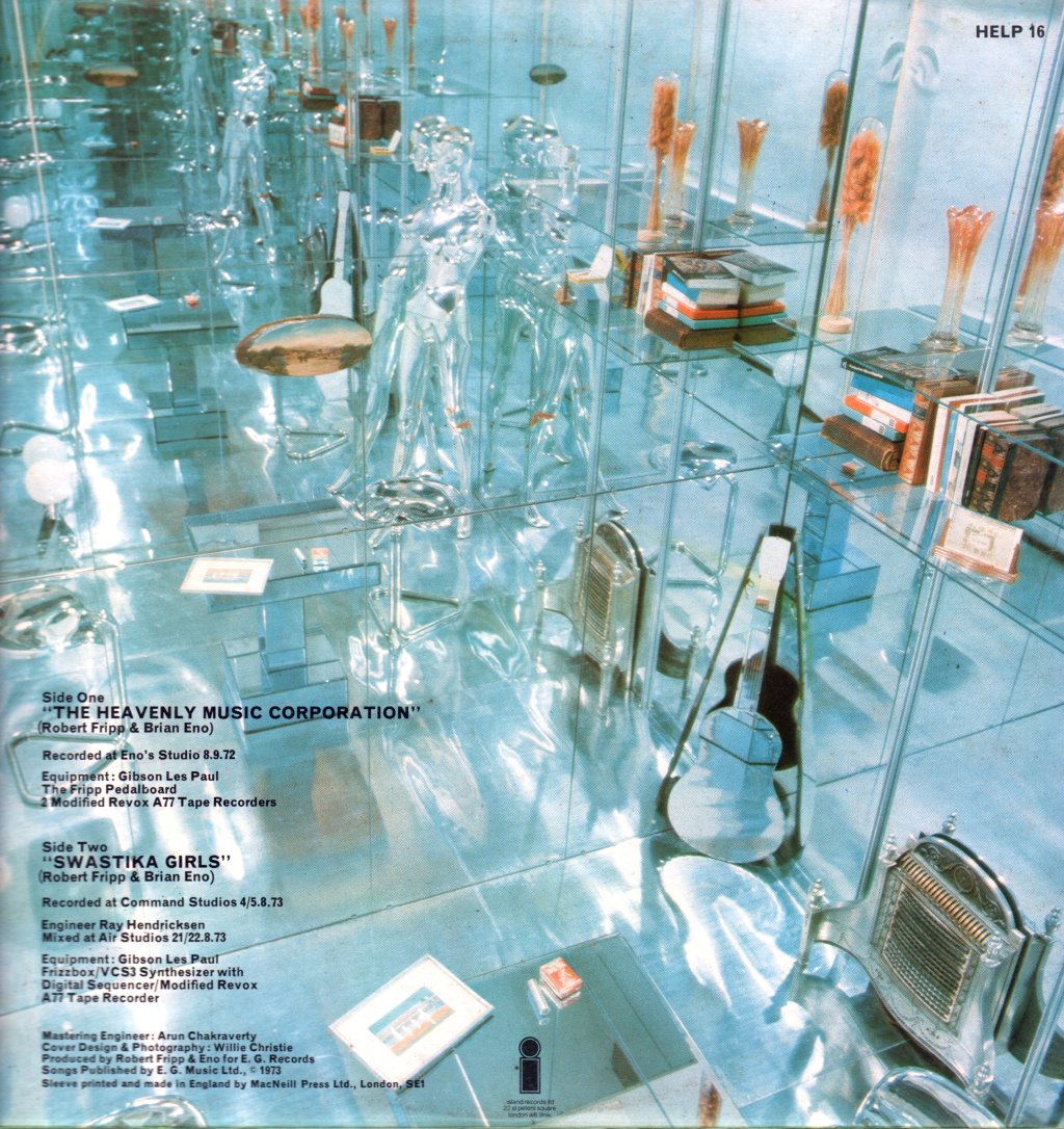Fripp And Eno - No Pussyfooting - Lp