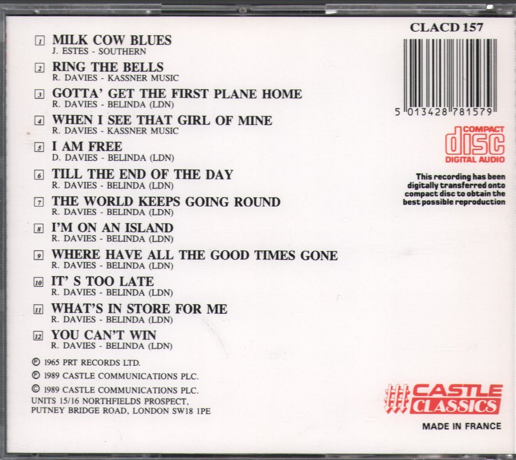 Kinks - Kink Kontroversy - Cd