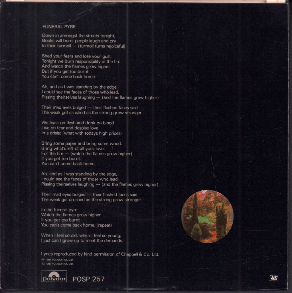 Jam - Funeral Pyre - 7 Inch