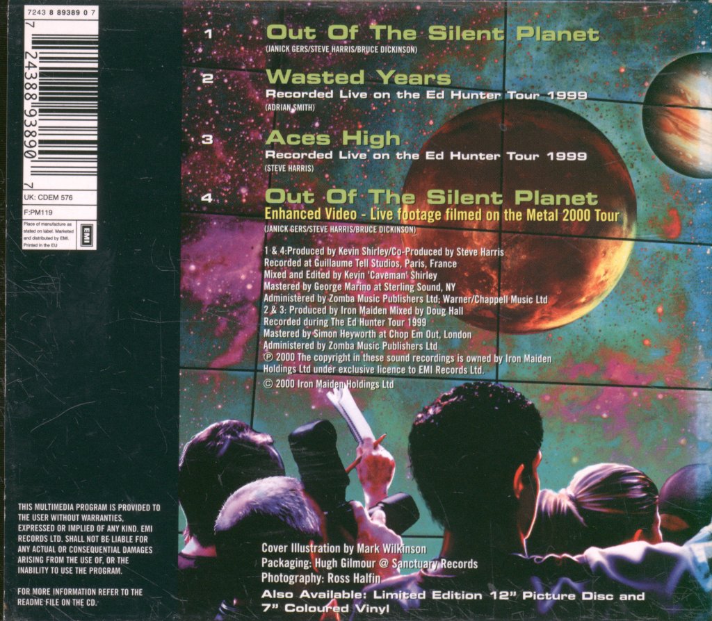 Iron Maiden - Out Of The Silent Planet - Cd