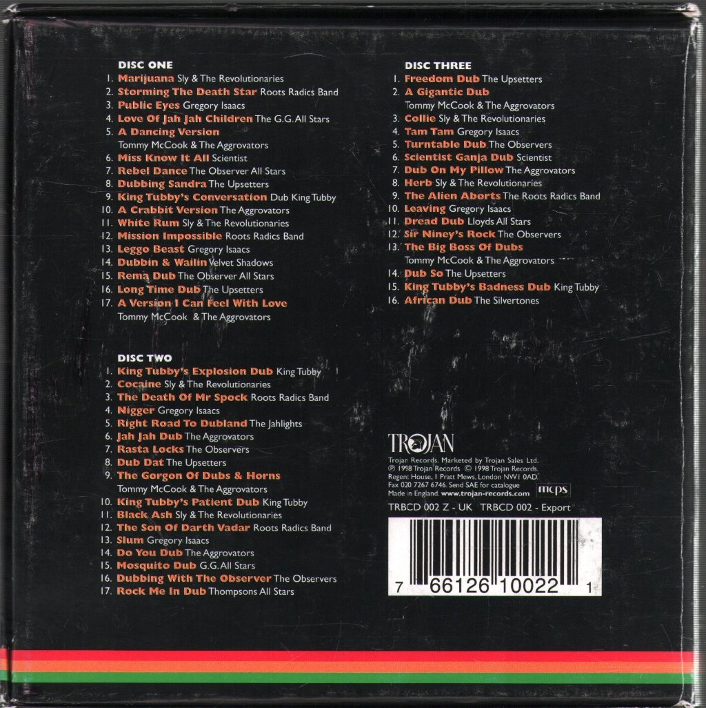 Various Artists - Trojan Dub Box Set - Cd Set