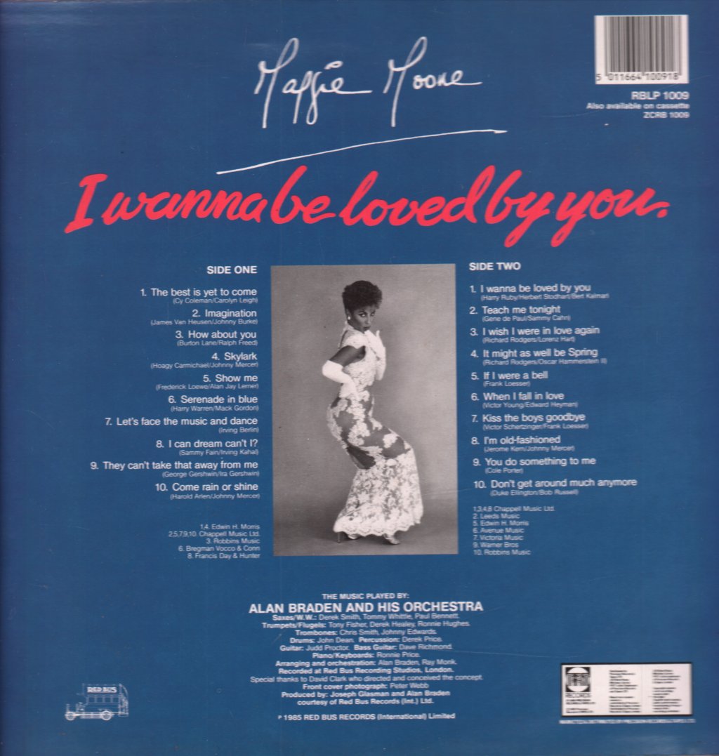 Maggie Moone - I Wanna Be Loved By You - Lp