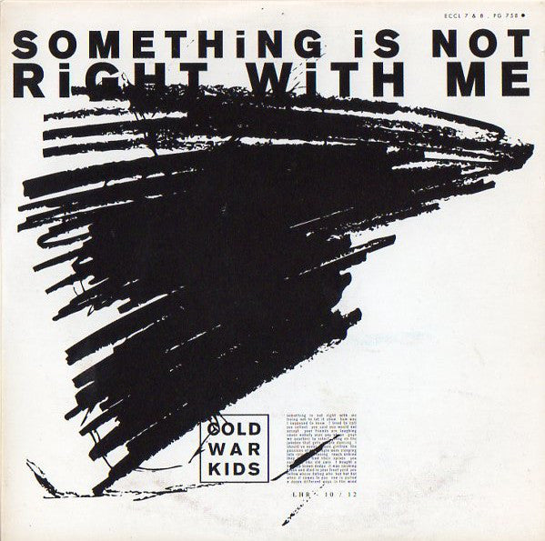 Cold War Kids - Something Is Not Right With Me - Cd