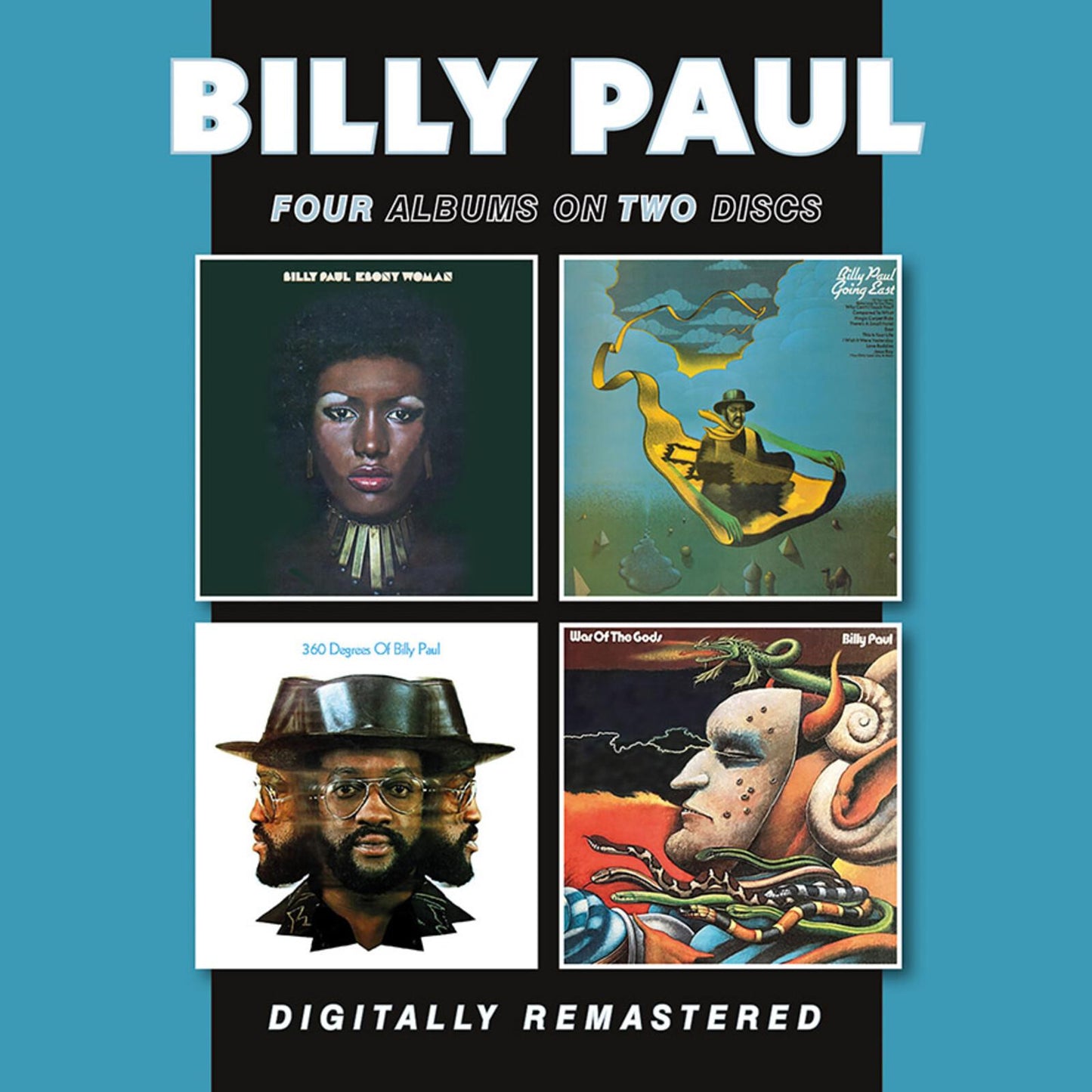 Billy Paul - Ebony Woman / Going East / 360 Degrees of Billy Paul / War of the Gods - Double Cd
