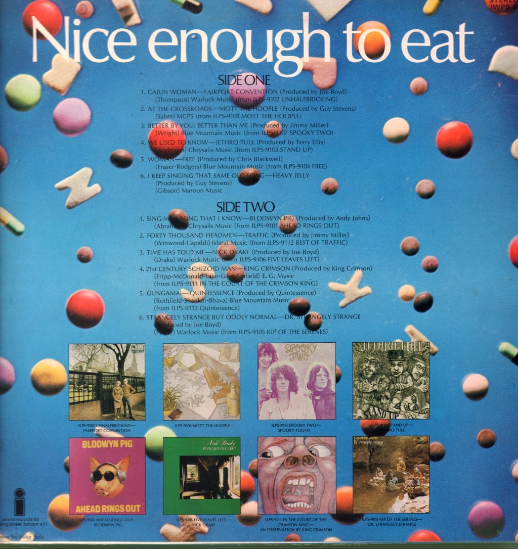 Various Artists - Nice Enough To Eat - Lp