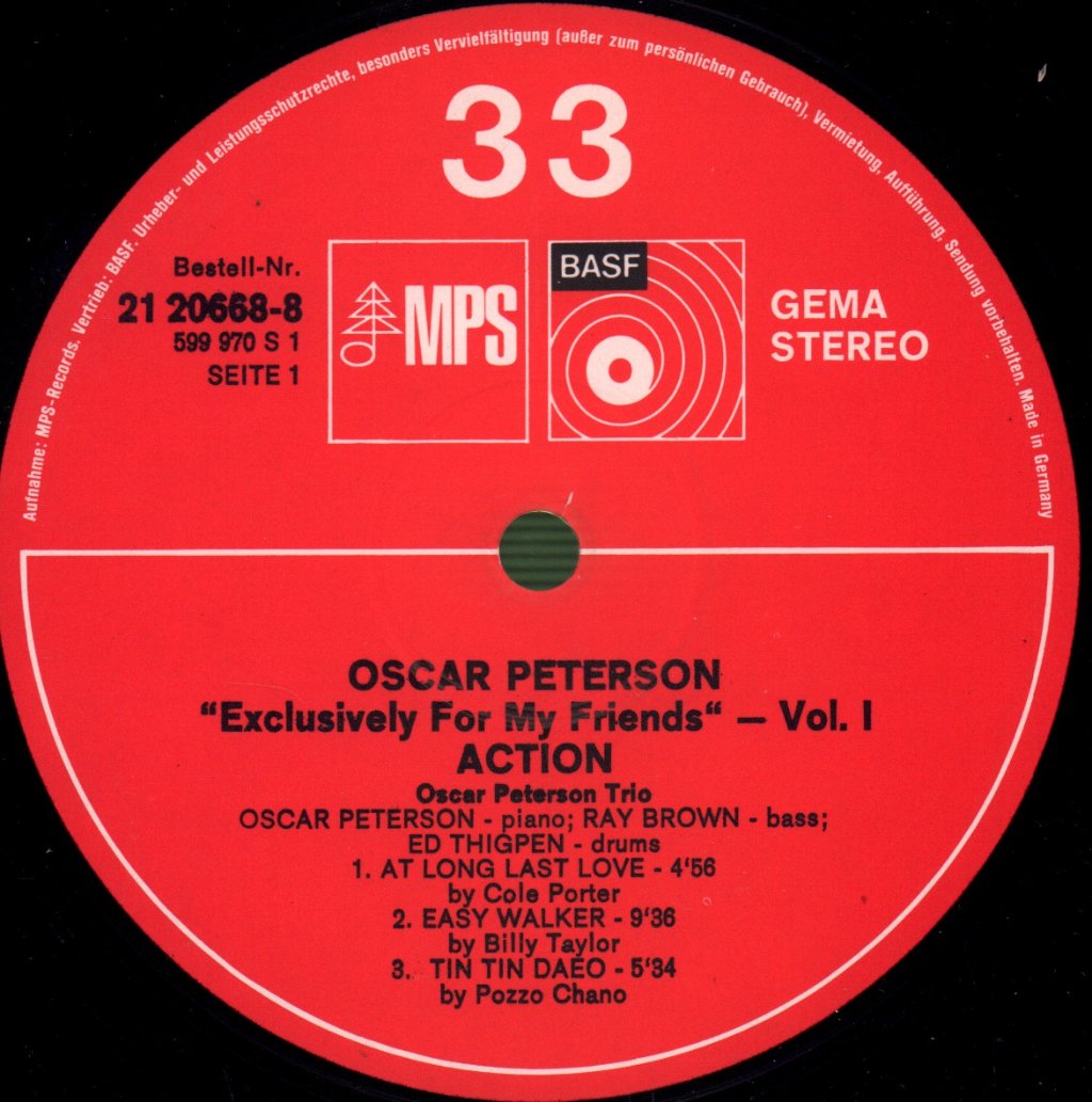 Oscar Peterson - Action - Lp