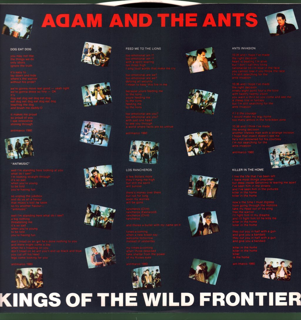 Adam And The Ants - Kings Of The Wild Frontier - Lp