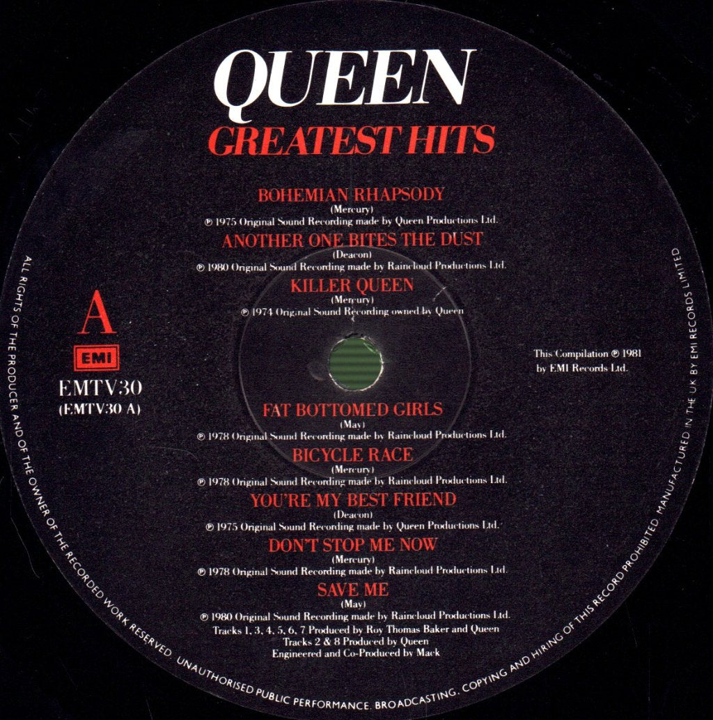 Queen - Greatest Hits - Lp