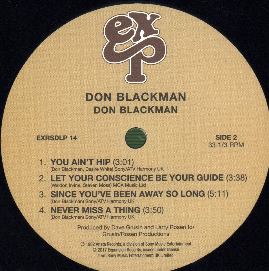 Don Blackman - Don Blackman - Lp