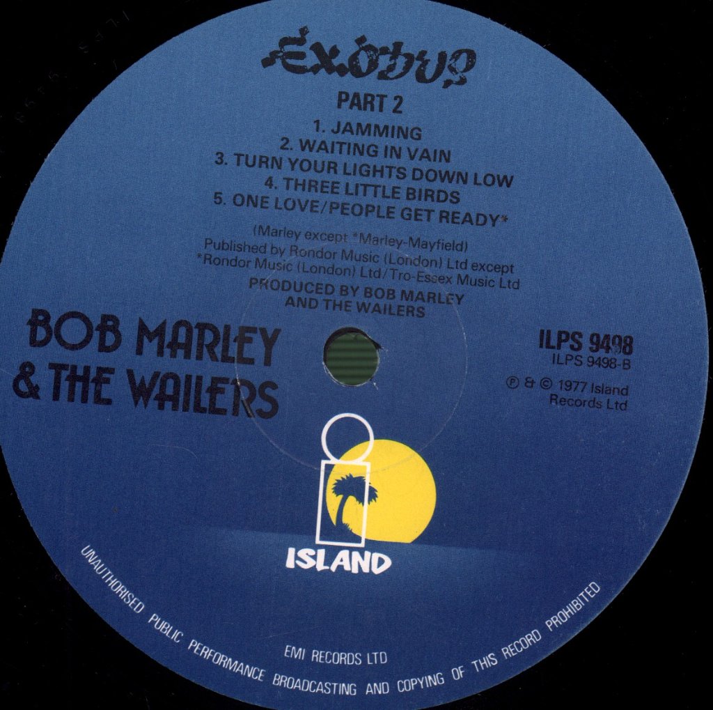 Bob Marley & The Wailers - Exodus - Lp