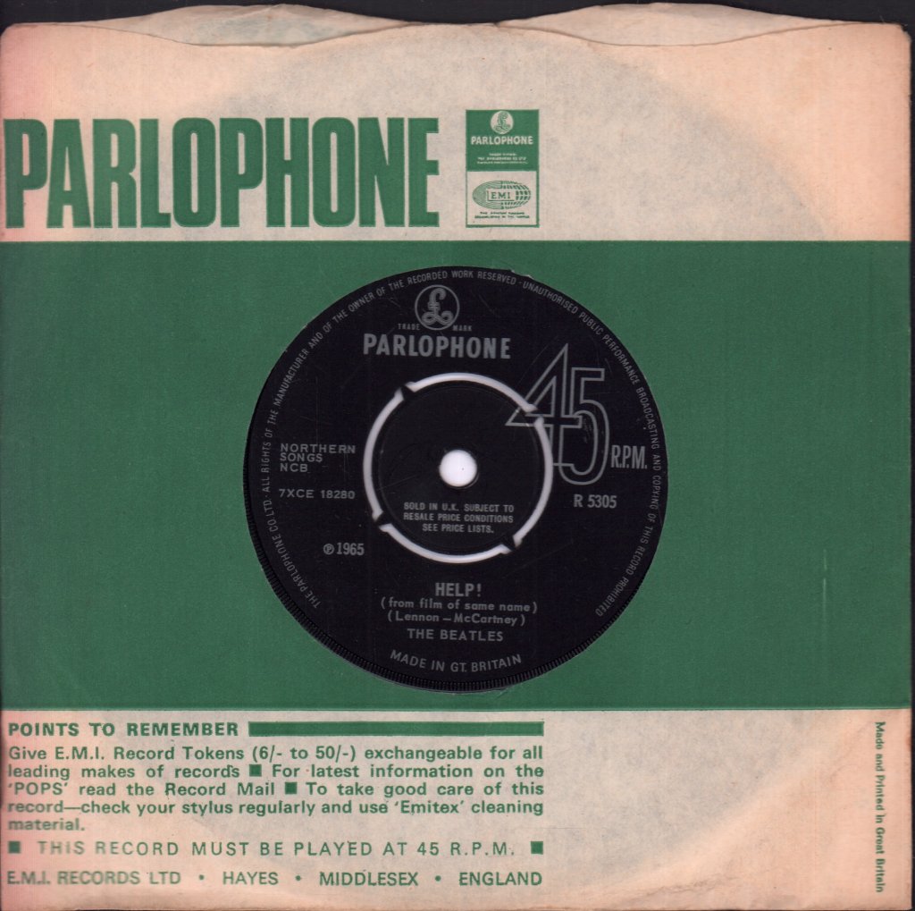 Beatles - Help - 7 Inch