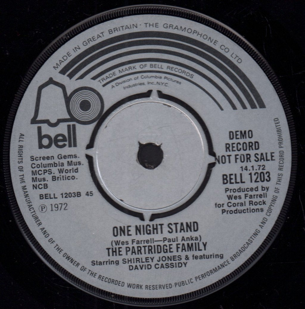 Partridge Family - It's One Of Those Nights - 7 Inch