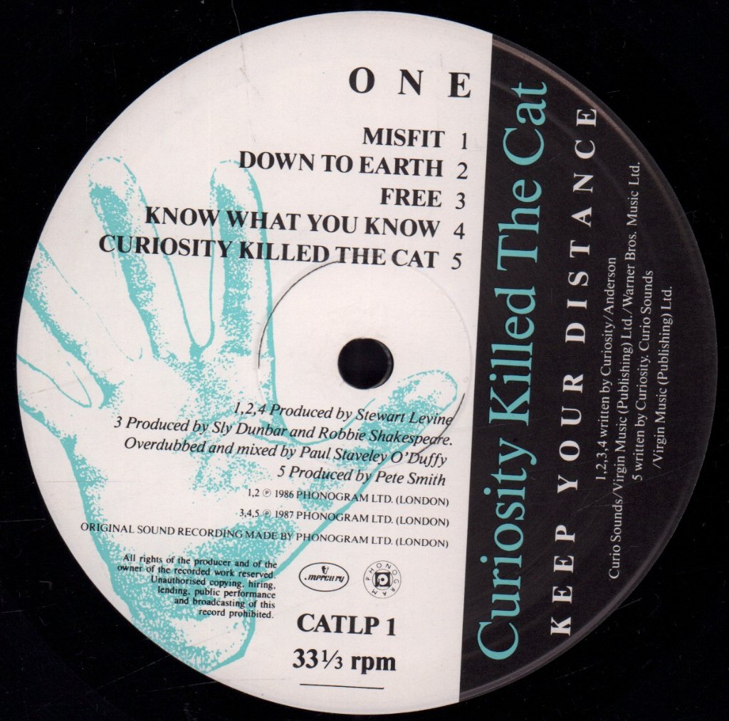 Curiosity Killed The Cat - Keep Your Distance - Lp