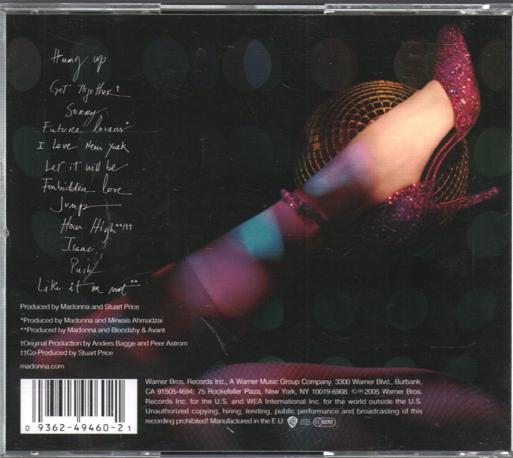 Madonna - Confessions On A Dance Floor - Cd