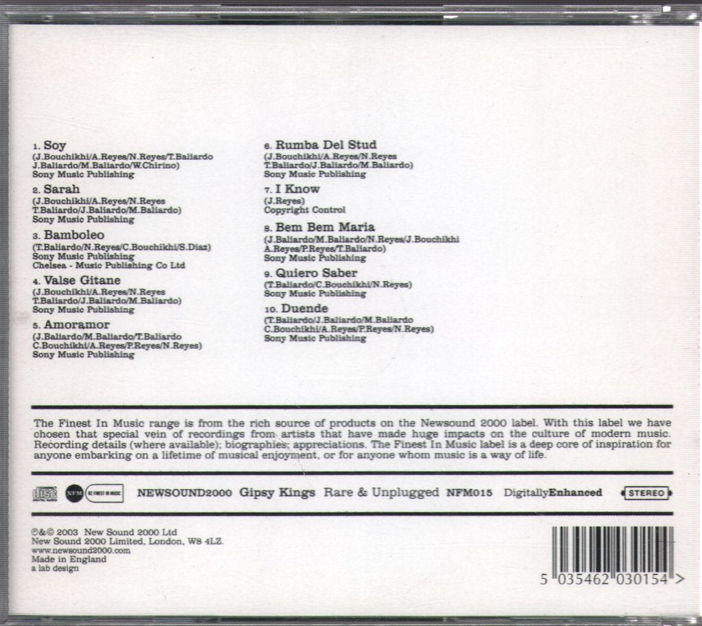 Gipsy Kings - Rare & Unplugged - Cd