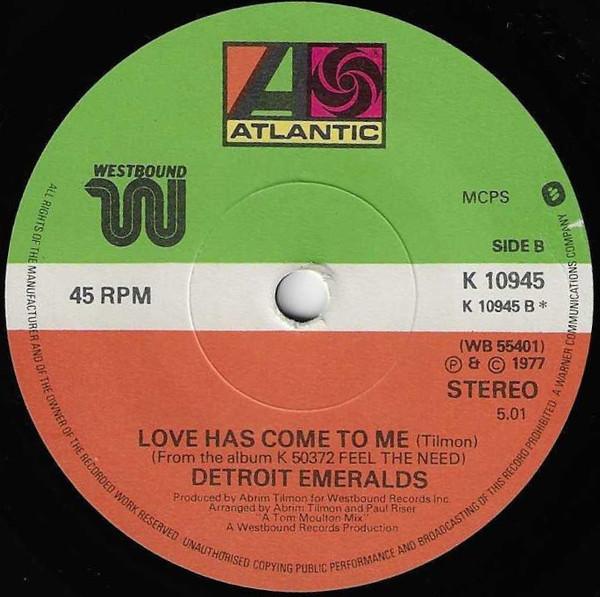 Detroit Emeralds - Feel The Need - 7 Inch