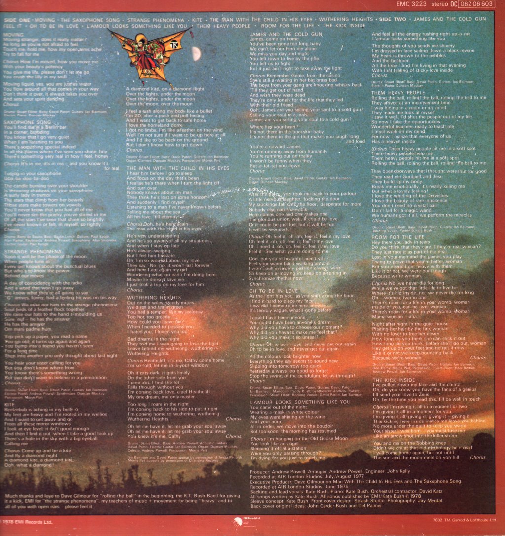Kate Bush - Kick Inside - Lp