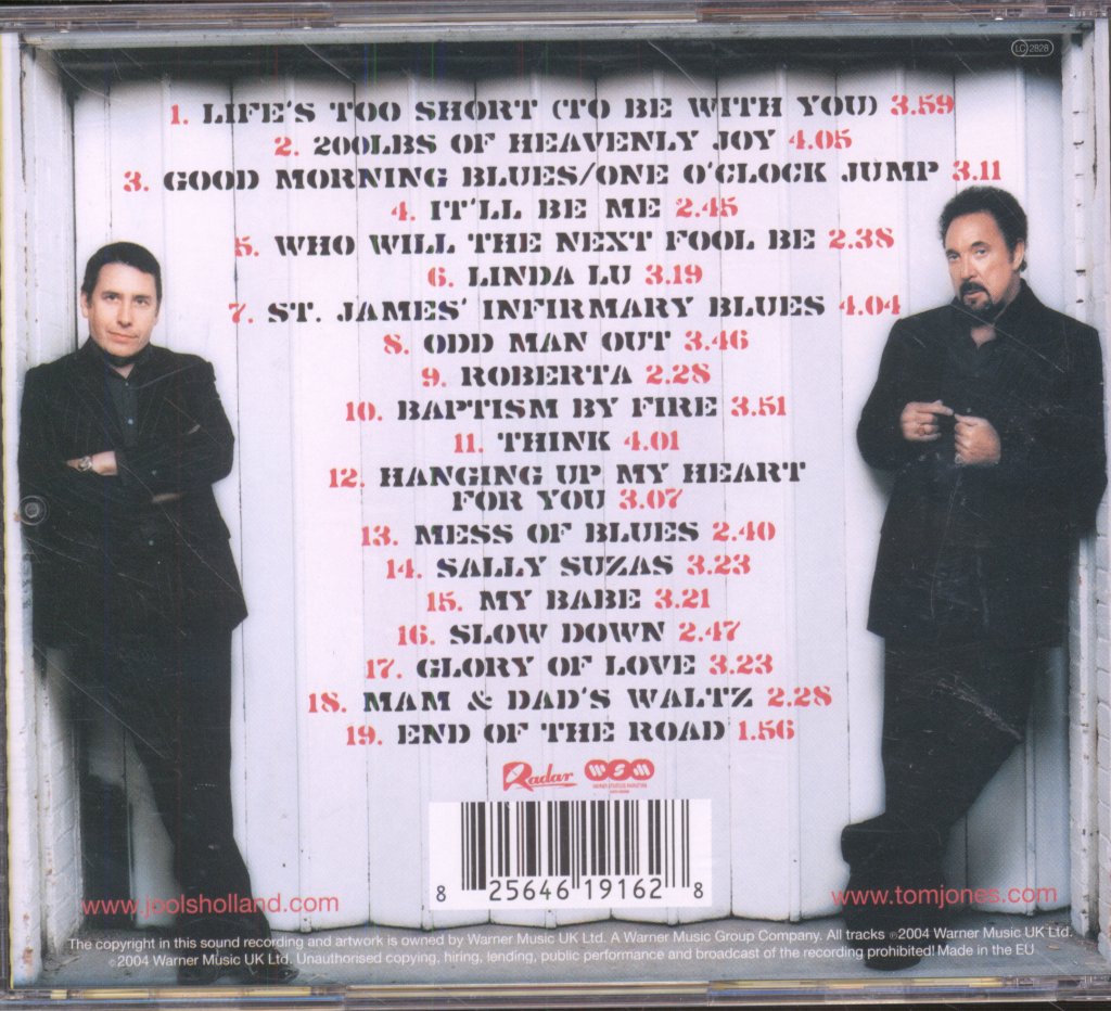 Tom Jones And Jools Holland - Tom Jones & Jools Holland - Cd