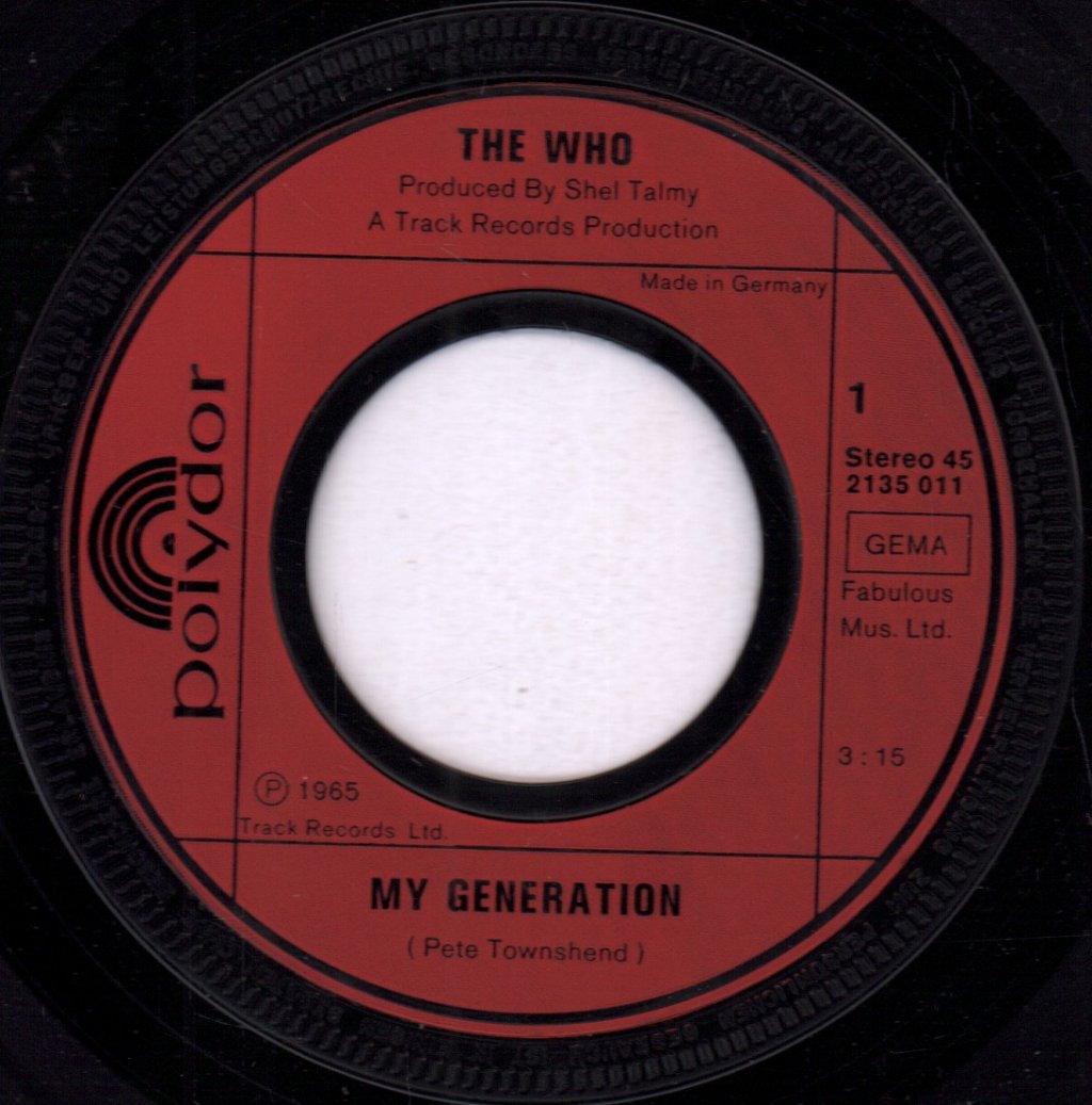 Who - My Generation - 7 Inch