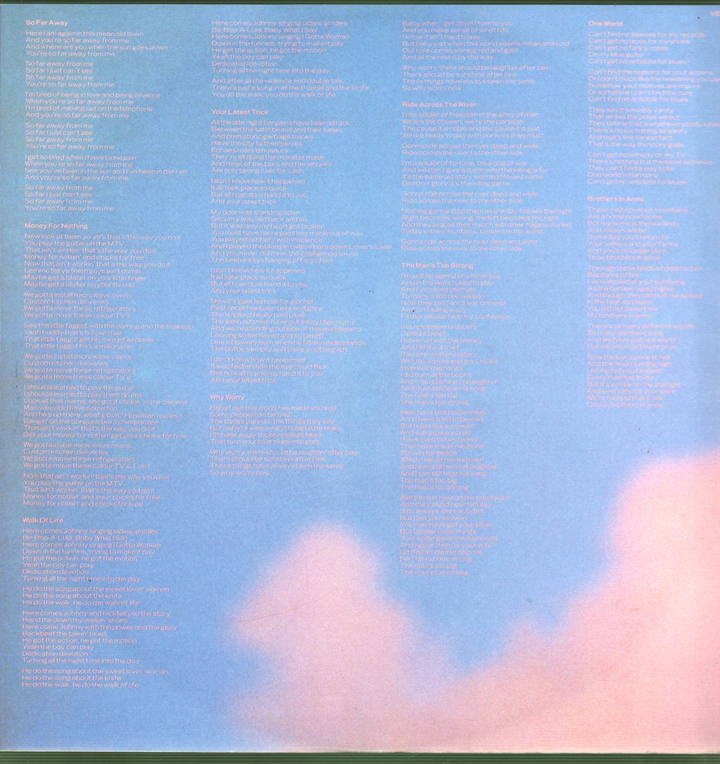 Dire Straits - Brothers In Arms - Lp