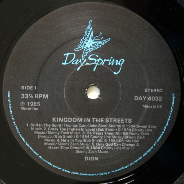 Dion - Kingdom In The Streets - Lp