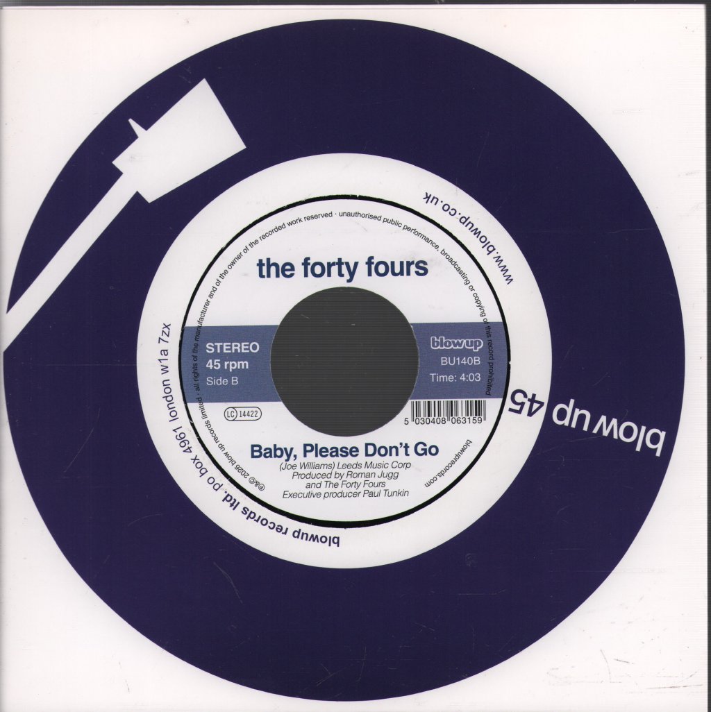 Forty Fours - Now She's Gone - 7 Inch