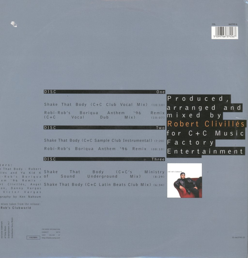 Robi Rob's Clubworld - Shake That Body - Triple 12 Inch