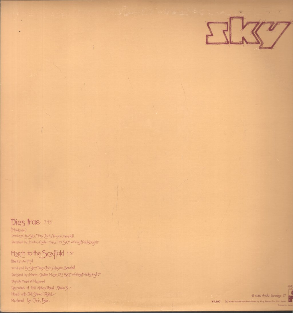 Sky - Dies Irae - 12 Inch