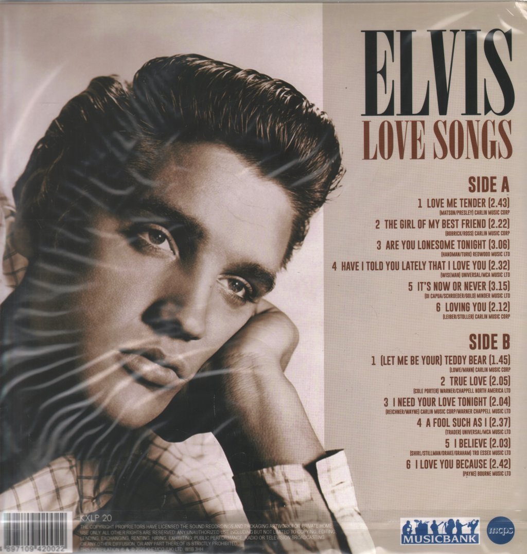 Elvis Presley - Love Songs - Lp