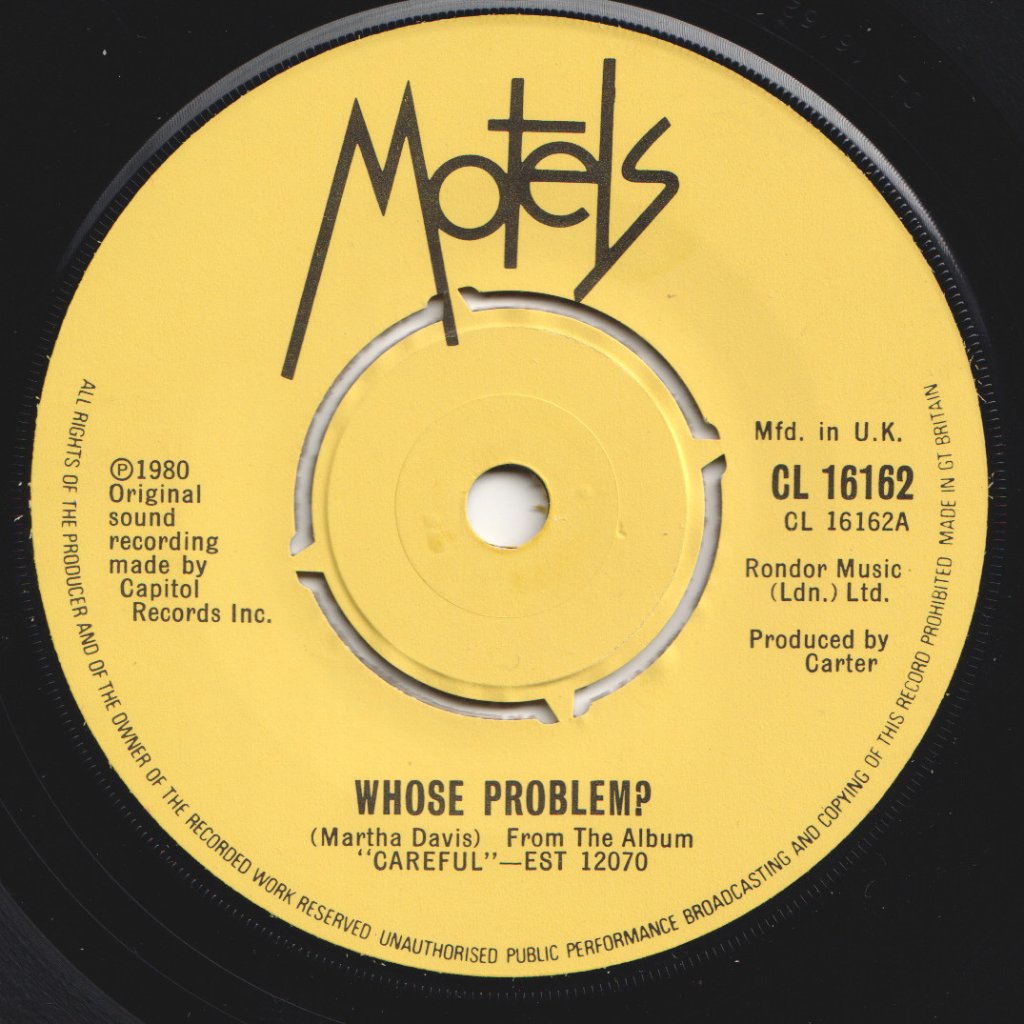 Motels - Whose Problem - 7 Inch