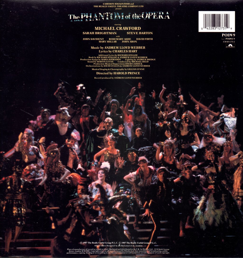 Various Artists - Phantom Of The Opera (Original London Cast) - Double Lp