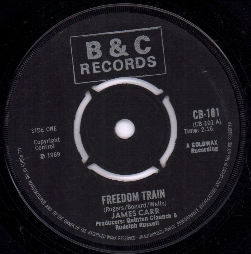 James Carr - Freedom Train - 7 Inch