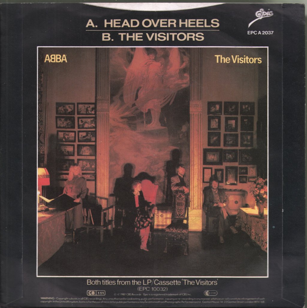 ABBA - Head Over Heels - 7 Inch