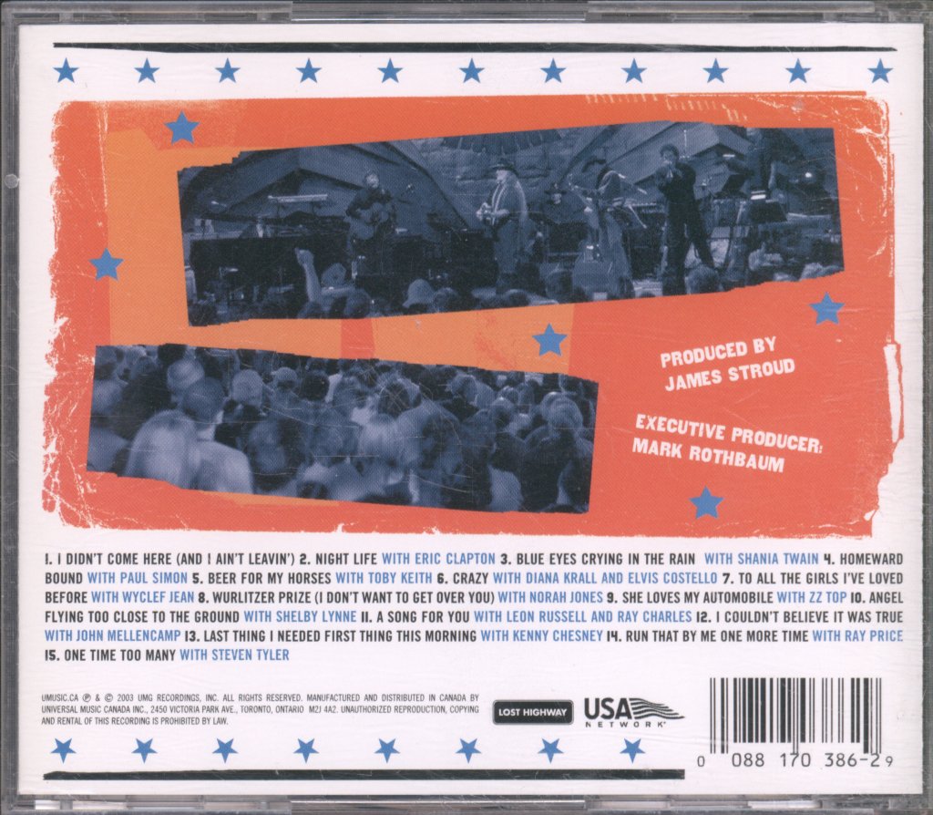 Willie Nelson And Friends - Live And Kickin' - Cd
