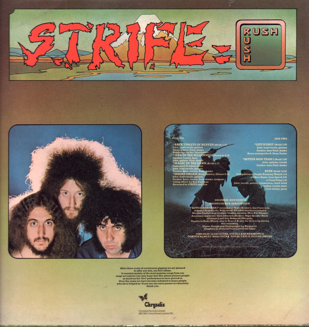 Strife (Rock) - Rush - Lp