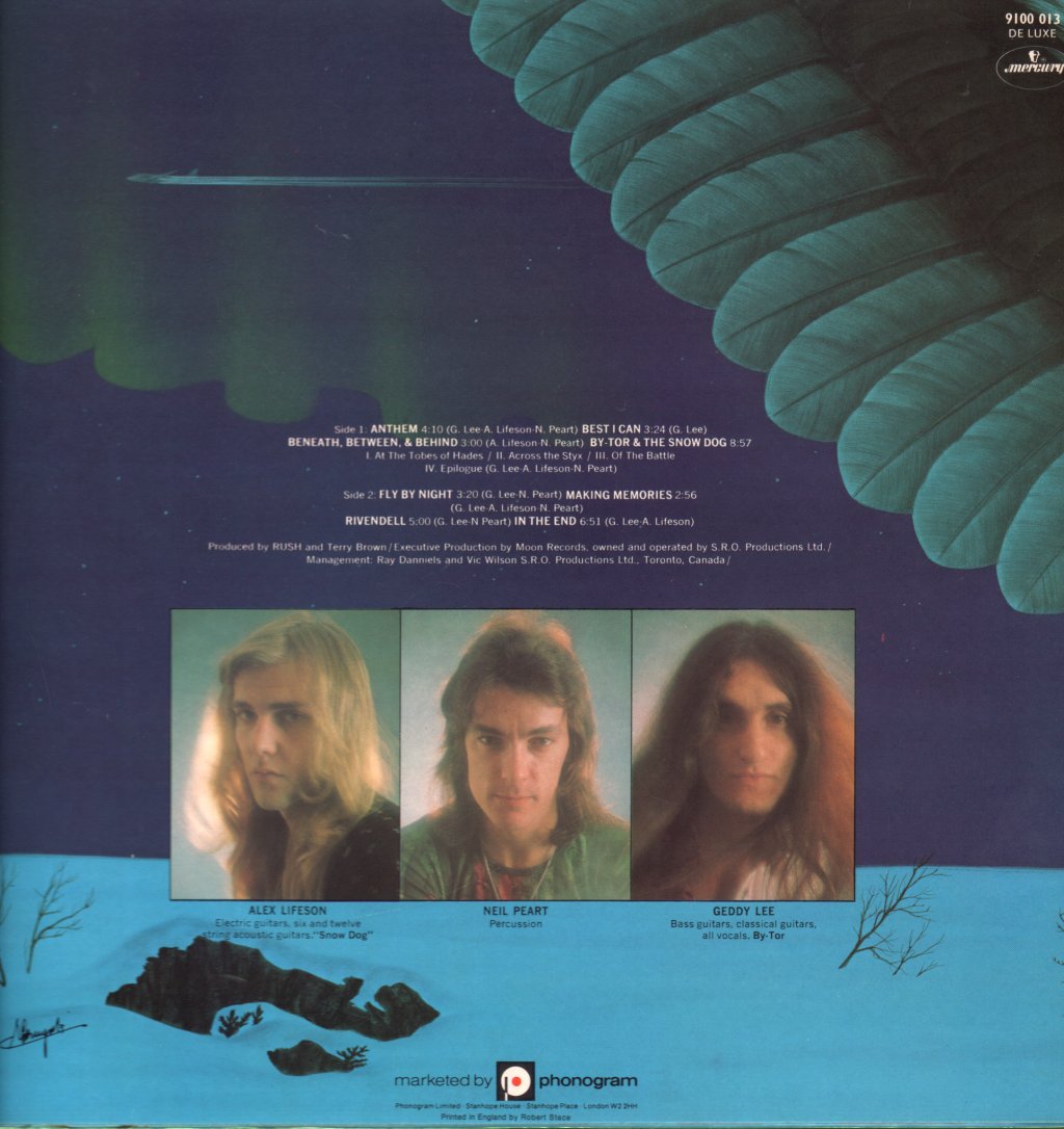 Rush - Fly By Night - Lp