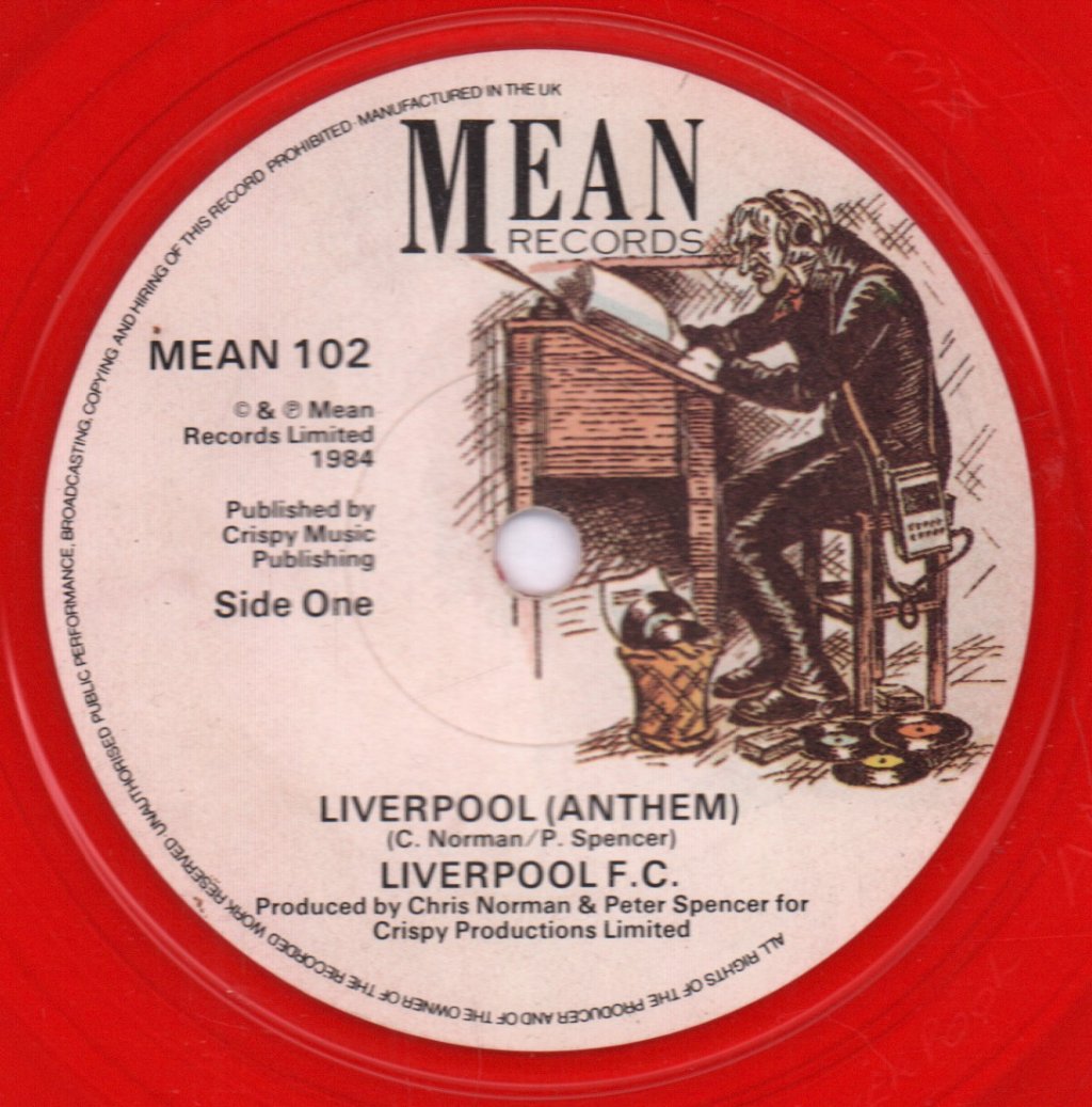 Liverpool F.c.squad - Liverpool Anthem - 7 Inch