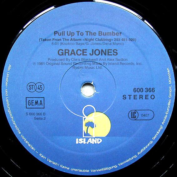Grace Jones - I've Seen That Face Before - 12 Inch