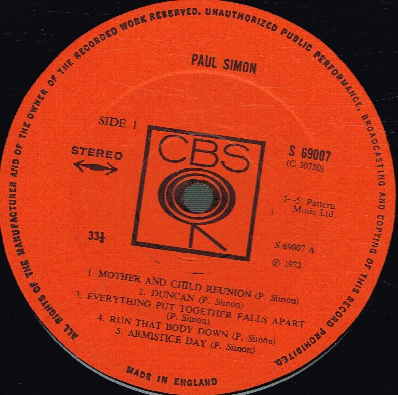 Paul Simon - Paul Simon - Lp