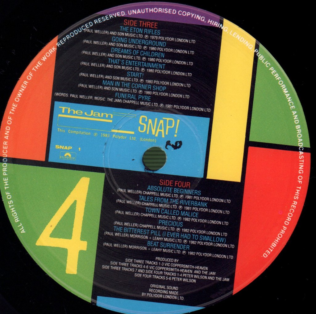 Jam - Snap - Double Lp