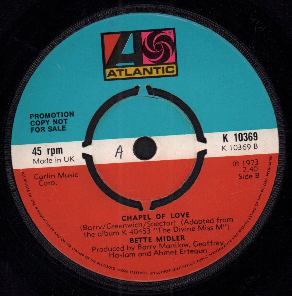 Bette Midler - Friends - 7 Inch