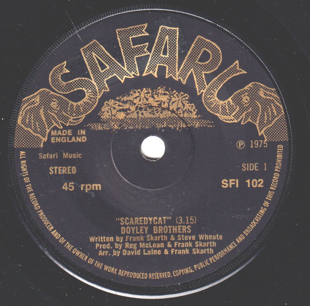 Doyley Brothers - Scaredy Cat - 7 Inch