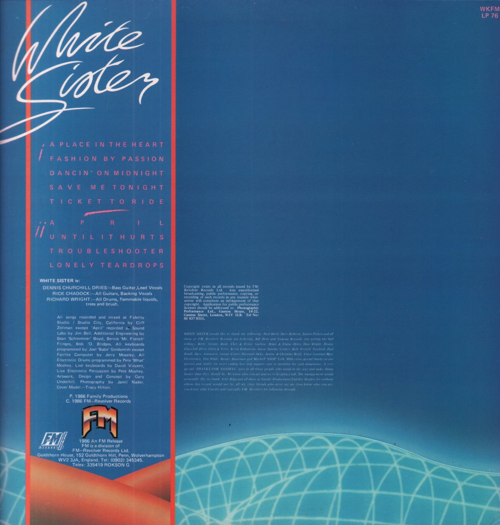 White Sister - Fashion By Passion - Lp