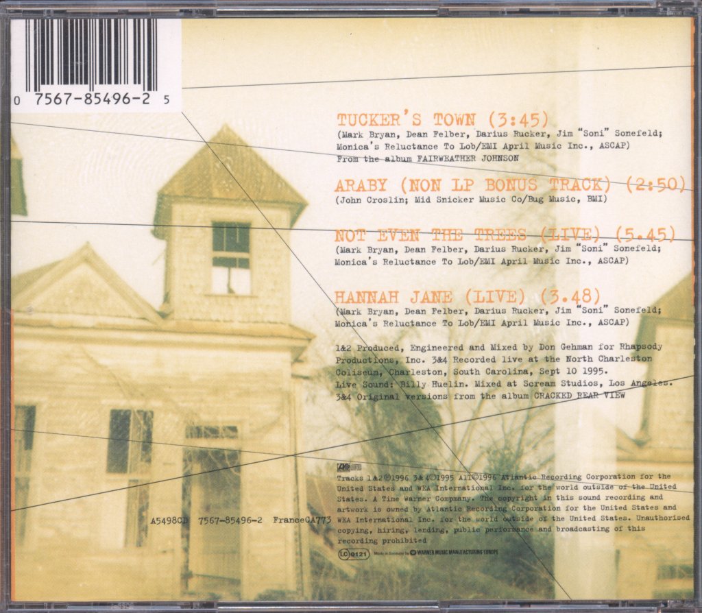 Hootie And The Blowfish - Tucker's Town - Cd