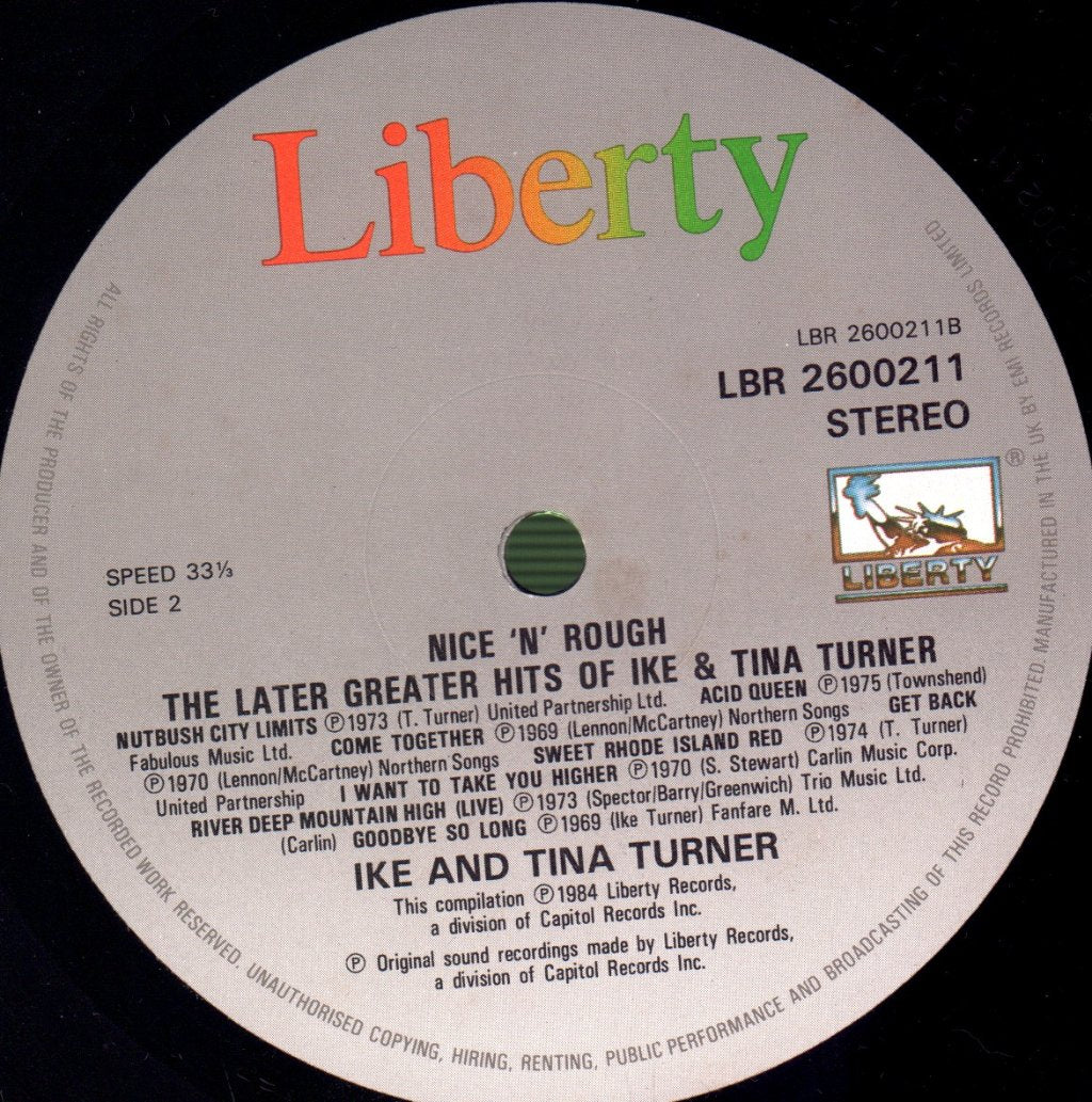 Ike And Tina Turner And The Ikettes - Nice N Rough (The Later Greater Hits Of) - Lp