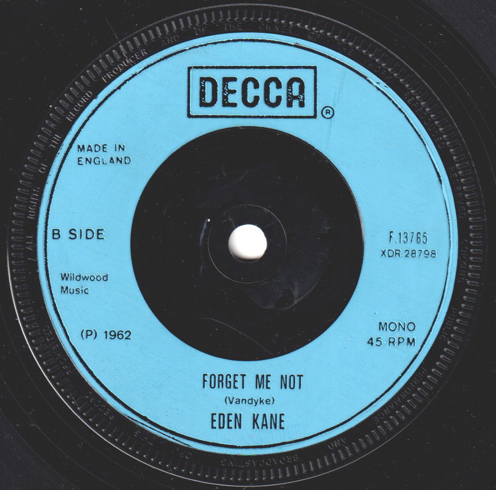 Eden Kane - Well I Ask You / Forget Me Not - 7 Inch