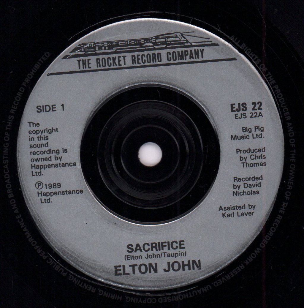 Elton John - Sacrifice - 7 Inch