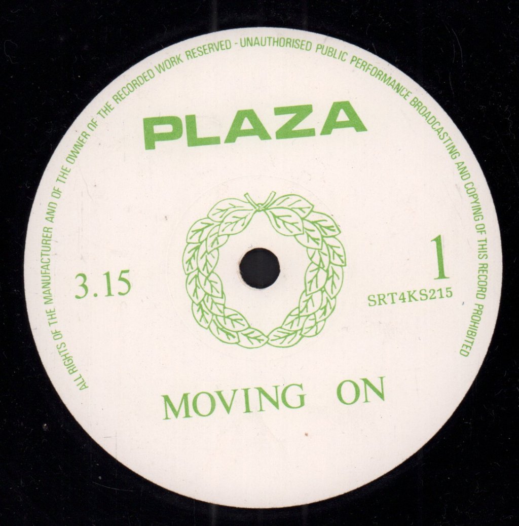 Plaza - Moving On - 7 Inch