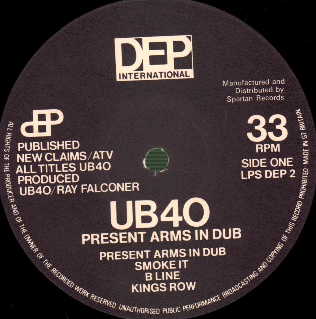 UB40 - Present Arms In Dub - Lp